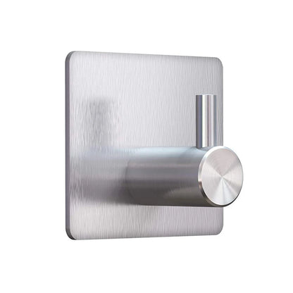 Modern style stainless steel adhesive hooks for bathroom room kitchen clothes hats clutter storage