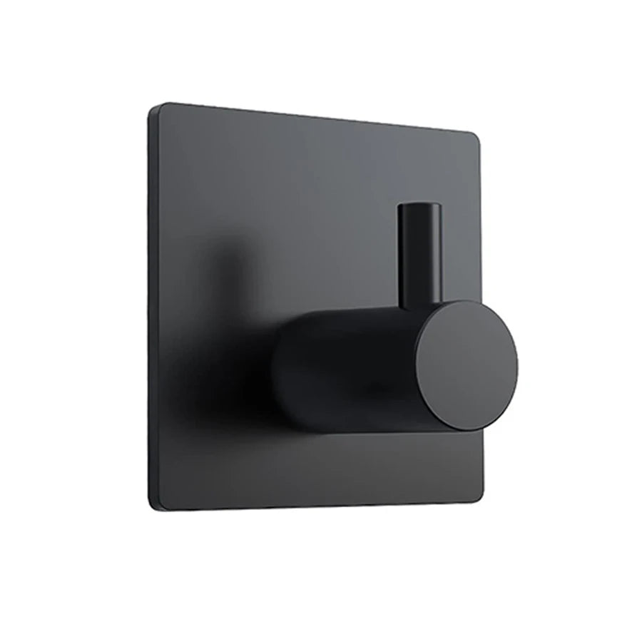 Modern style stainless steel adhesive hooks for bathroom room kitchen clothes hats clutter storage