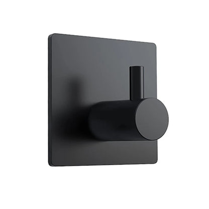 Modern style stainless steel adhesive hooks for bathroom room kitchen clothes hats clutter storage